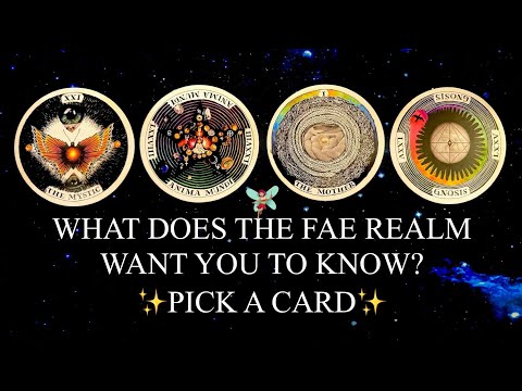 PICK A CARD | 🌼WHAT DOES THE FAIRY REALM WANT YOU TO KNOW RIGHT NOW?✨